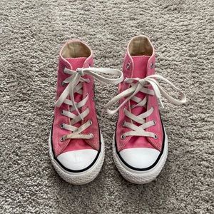 High top Converse pink size 1